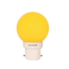 Deals, Discounts & Offers on  - EcoLink 0.5W Base B22 NeoGlow LED Bulb (Yellow,Pack of 4)