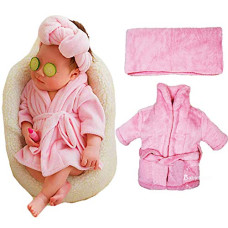 Deals, Discounts & Offers on Accessories - BabyMoon Spa New Born Baby Photography Shoot Props Costume(3-6 Months) (Pink)
