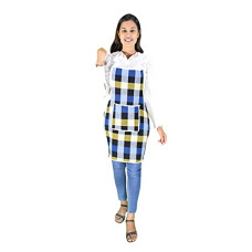 Deals and Offers on - GLUN Waterproof Cotton Kitchen Apron with Front Pocket (Color May Vary) (Mix)(1 Pcs) Deals, Discounts & Offers on - GLUN Waterproof Cotton Kitchen Apron with Front Pocket (Color May Vary) (Mix)(1 Pcs)