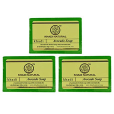 Deals and Offers on - KHADI NATURAL Herbal Avocado Soap, 125 g (Pack of 3) Deals, Discounts & Offers on - KHADI NATURAL Herbal Avocado Soap, 125 g (Pack of 3)