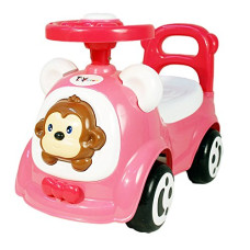 Deals, Discounts & Offers on  - Toy House Happy Jagoo's Funky Push Car, Pink (1 to 3 Years)
