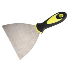 Deals, Discounts & Offers on Home Improvement - ATEVON Putty Knife Set with Soft Handle Black with Hole Provision