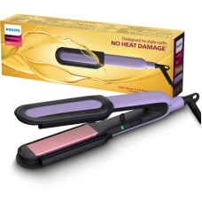 Deals and Offers on Health & Personal Care - PHILIPS NourishCare No heat damage with Vitamin E & Morrocan Argan Oil Serum Strips BHS503/40 Hair Straightener(Purple) Deals, Discounts & Offers on Health & Personal Care - PHILIPS NourishCare No heat damage with Vitamin E & Morrocan Argan Oil Serum Strips BHS503/40 Hair Straightener(Purple)