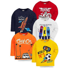 Deals and Offers on - Kuchipoo Boys Full Sleeves Regular Fit Cotton T-Shirts Deals, Discounts & Offers on - Kuchipoo Boys Full Sleeves Regular Fit Cotton T-Shirts