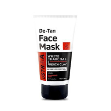 Deals and Offers on Beauty Care - Ustraa De-Tan Face Mask - Oily Skin - 125 gm - Tan & Pollution removing wash-off face mask for men, with highest grade White Charcoal & French Clay Cleansing Deals, Discounts & Offers on Beauty Care - Ustraa De-Tan Face Mask - Oily Skin - 125 gm - Tan & Pollution removing wash-off face mask for men, with highest grade White Charcoal & French Clay Cleansing