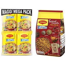 Deals and Offers on - Maggi 2-Minute Noodles Masala, 70g (Pack of 12) + Maggi 2-Minute Special Masala Instant Noodles, 70 grams(Pack of 12) Deals, Discounts & Offers on - Maggi 2-Minute Noodles Masala, 70g (Pack of 12) + Maggi 2-Minute Special Masala Instant Noodles, 70 grams(Pack of 12)