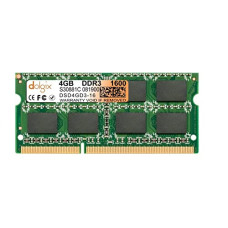 Deals, Discounts & Offers on  - Dolgix 4GB DDR3 RAM|1600MHz Laptop RAM|Notebook RAM (Memory) SO-DIMM |CL-11 | PC3-12800 |2Rx8 Dual Rank | 3 Years Warranty- (Made in India)