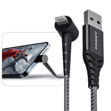 Deals and Offers on - Ambrane Lightning Standing cable, 12W Fast Charging, Perfect for Holding Mobile while Charging/Binge-Watching & 480 Mbps Data Sync Cable Deals, Discounts & Offers on - Ambrane Lightning Standing cable, 12W Fast Charging, Perfect for Holding Mobile while Charging/Binge-Watching & 480 Mbps Data Sync Cable
