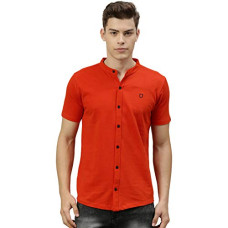 Deals, Discounts & Offers on Men - Urbano Fashion Men's Solid Cotton Slim Fit Polo Shirt with Mandarin Collar