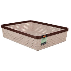 Deals and Offers on - Nakoda 444 Dune Storage Basket Without Lid Multipurpose Use for Kitchen & Home Organiser Box Deals, Discounts & Offers on - Nakoda 444 Dune Storage Basket Without Lid Multipurpose Use for Kitchen & Home Organiser Box