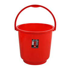 Deals and Offers on Home Improvement - Cello Plastic Super Bucket Delux 4001, Red, 21 Litre Deals, Discounts & Offers on Home Improvement - Cello Plastic Super Bucket Delux 4001, Red, 21 Litre
