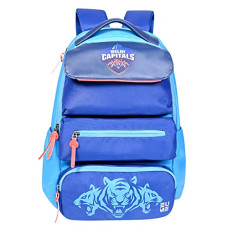 Deals, Discounts & Offers on Laptop Accessories - EUME Delhi Capitals 29 Ltrs Laptop Backpack with 1 Compartment | Men & Women | Fit Up to 15 inch Laptop | Blue Color