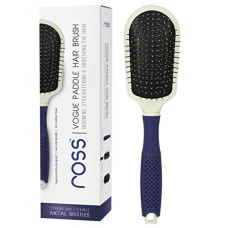 Deals, Discounts & Offers on Beauty Care - Ross Vogue Paddle Hair Brush with Large Coverage, Flexible Soft Ball-Point Bristles