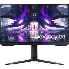 Deals, Discounts & Offers on Computers & Peripherals - SAMSUNG Odyssey G3 24 inch Full HD VA Panel with Height Adjustable Stand, Eye Saver Mode, 3-Sided Borderless Display Flat Gaming Monitor (LS24AG320NWXXL)(AMD Free Sync, Response Time: 1 ms, 165 Hz Refresh Rate)