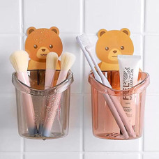 Deals and Offers on - Wolpin Toothbrush Holder (Set of 2 Pcs) Plastic Stand Deals, Discounts & Offers on - Wolpin Toothbrush Holder (Set of 2 Pcs) Plastic Stand