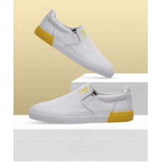 Deals, Discounts & Offers on Men - U.S. POLO ASSN.SOREN Slip On Sneakers For Men(Off White)