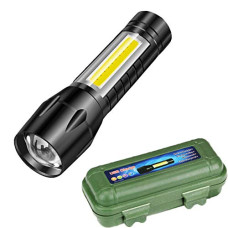 Deals, Discounts & Offers on  - SKMEI 4 Tactical Flashlight + Desk Lamp with Gift Box Focus Zoom Torch Light with 3 Modes Adjustable