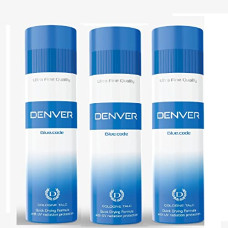 Deals, Discounts & Offers on Beauty Care - DENVER Blue Code Premium Body Talc - 100GM Each (Pack of 3) | Scented Talc For Men