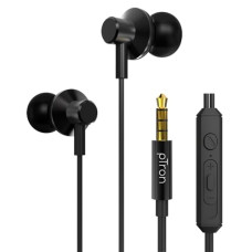 Deals, Discounts & Offers on Headphones - pTron Pride Lite in-Ear Wired Earphones with in-line Mic, 10mm Driver, Immersive Sound, Metal Buds, Compatible with 3.5mm Aux Port Device & 1.2m Tangle-Free Cable (Metallic Black)