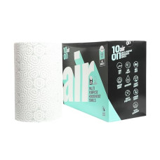 Deals, Discounts & Offers on  - 10on Air 2Ply Kitchen2 Paper Towels -Pack of 2 Rolls - 100 Pulls Per Roll (Total 200 Pulls), Sze 20 x 20 cms