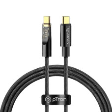 Deals and Offers on - pTron Solero 80W Type-C to Type-C Super Fast Charging USB Cable, Compatible with Samsung, OnePlus, Oppo,Vivo,Xiaomi & Other Type-C Devices, Unbreakable Nylon Braid & 480Mbps Data Sync Speed (1M,Black) Deals, Discounts & Offers on - pTron Solero 80W Type-C to Type-C Super Fast Charging USB Cable, Compatible with Samsung, OnePlus, Oppo,Vivo,Xiaomi & Other Type-C Devices, Unbreakable Nylon Braid & 480Mbps Data Sync Speed (1M,Black)