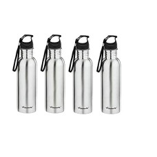 Deals and Offers on - Butterfly Eco Stainless Steel Water Bottle (750 ml, Silver) -Set of 4 Deals, Discounts & Offers on - Butterfly Eco Stainless Steel Water Bottle (750 ml, Silver) -Set of 4