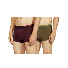 Deals, Discounts & Offers on Men - Jack & Jones Men's Cotton Classic Regular Solid Trunks (Pack of 2)