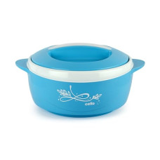 Deals and Offers on - Cello Sapphire | Insulated Inner Steel Casserole | BPA Free | Food Grade | Serving 1500ml, Blue Deals, Discounts & Offers on - Cello Sapphire | Insulated Inner Steel Casserole | BPA Free | Food Grade | Serving 1500ml, Blue