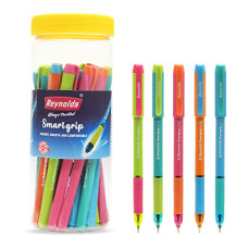 Deals and Offers on Electronics - Reynolds SMARTGRIP BLUE 20 CT JAR | Ball Point Pen Set With Comfortable Grip | Pens For Writing | School and Office Stationery | Pens For Students | 0.7 mm Tip Size Deals, Discounts & Offers on Electronics - Reynolds SMARTGRIP BLUE 20 CT JAR | Ball Point Pen Set With Comfortable Grip | Pens For Writing | School and Office Stationery | Pens For Students | 0.7 mm Tip Size