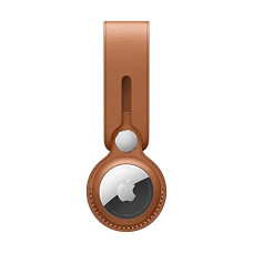 Deals, Discounts & Offers on Accessories - Apple AirTag Leather Loop - Saddle Brown