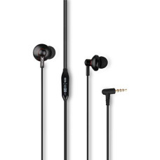 Deals, Discounts & Offers on  - Zebronics Zeb-Buds 10 (Black) In Ear Wired Earphones with Mic, Metallic Design, L Shaped Connector, 13.5mm NdFeb Drivers