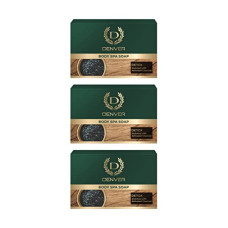 Deals and Offers on - DENVER Detox Body Spa Soap -125GM Each (Pack of 3) | Enriched With Activated Charcoal | Deep Clean Bathing Soap and Anti-pollution Effect Deals, Discounts & Offers on - DENVER Detox Body Spa Soap -125GM Each (Pack of 3) | Enriched With Activated Charcoal | Deep Clean Bathing Soap and Anti-pollution Effect