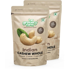 Deals, Discounts & Offers on Food and Health - Grocery Farm Indian Cashew Whole - Premium Raw, Handpicked Natural Kaju Cashews(2 x 200 g)