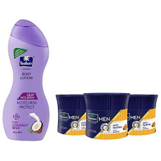 Deals, Discounts & Offers on Beauty Care - Parachute Advansed Hair Cream, 100ml |Anti Hairfall |Hair Cream After Shower |Non Sticky Oil Replacement Hair Cream & Parachute Advansed Deep Nourish Body Lotion