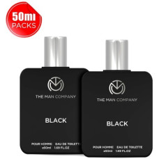 Deals and Offers on - THE MAN COMPANY Black EDT Perfume For Men (Pack of 2, 50ml each) Long Lasting Perfume Body Spray Eau de Toilette - 100 ml(For Men) Deals, Discounts & Offers on - THE MAN COMPANY Black EDT Perfume For Men (Pack of 2, 50ml each) Long Lasting Perfume Body Spray Eau de Toilette - 100 ml(For Men)