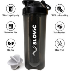 Deals and Offers on - SLOVIC Leak-Proof Gym Shaker | Protein Shaker with Typhoon Blender | BPA-Free 700 ml Shaker(Pack of 1, Black, Plastic) Deals, Discounts & Offers on - SLOVIC Leak-Proof Gym Shaker | Protein Shaker with Typhoon Blender | BPA-Free 700 ml Shaker(Pack of 1, Black, Plastic)
