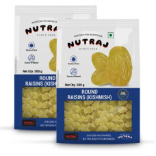 Deals, Discounts & Offers on Food and Health - Nutraj Special (Kishmish)- Round Raisins(2 x 0.5 kg)