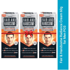 Deals and Offers on - FAIR AND HANDSOME Long Lasting Radiance Cream|2X Spot Reduction|Brighter Look Pack of 3(180 g) Deals, Discounts & Offers on - FAIR AND HANDSOME Long Lasting Radiance Cream|2X Spot Reduction|Brighter Look Pack of 3(180 g)