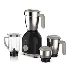 Deals, Discounts & Offers on  - Philips HL7759/00 Mixer Grinder, 750W Turbo Motor, 4 Jars (Black), Quick cool ventilation