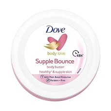 Deals and Offers on - Dove Body Love Supple Bounce Body Butter Paraben Free, 48Hrs Moisturisation with Plant based Moisturiser Supple and Healthy Skin 245g Deals, Discounts & Offers on - Dove Body Love Supple Bounce Body Butter Paraben Free, 48Hrs Moisturisation with Plant based Moisturiser Supple and Healthy Skin 245g
