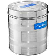 Deals, Discounts & Offers on  - Neelam Stainless Steel 24 22G Diamond Deep Dabba, 18950 ml, Silver