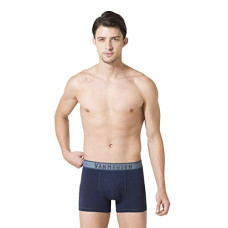 Deals, Discounts & Offers on Men - [Sizes S, XL] Van Heusen Men Trunks - Cotton Elastane - Denim Jacquard Waist, Plush Back Elasticized Waistband, Label Free