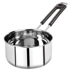 Deals, Discounts & Offers on Cookware - PANCA Stainless Steel Sauce Pan, Tea Pan, Milk Pan Heavy Guage 1.5 Litre (Induction and Gas Stove Friendly), Silver