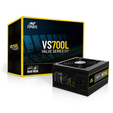 Deals and Offers on - Ant Esports VS700L NonModular High Efficiency Gaming Power Supply/PSU with 1 x PCIe and 120mm Silent Fan Deals, Discounts & Offers on - Ant Esports VS700L NonModular High Efficiency Gaming Power Supply/PSU with 1 x PCIe and 120mm Silent Fan