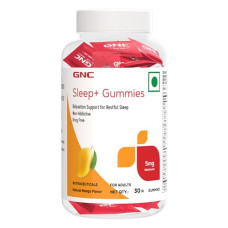 Deals and Offers on - GNC Sleep+ Gummies | 30 Gummies | Induces Sleep Within Minutes | Promotes Deep Sleep | Helps Stay Asleep For Longer | Calms Brain & Relaxes Nerves | Prevents Next-Day Drowsiness | Mango Flavor| Formulated In USA Deals, Discounts & Offers on - GNC Sleep+ Gummies | 30 Gummies | Induces Sleep Within Minutes | Promotes Deep Sleep | Helps Stay Asleep For Longer | Calms Brain & Relaxes Nerves | Prevents Next-Day Drowsiness | Mango Flavor| Formulated In USA