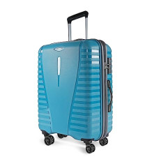 Deals, Discounts & Offers on  - Aristocrat Airpro 76 cms Large Check-in Polypropylene Hardsided 8 Wheels Luggage/Suitcase/Trolley Bag- Coral Teal Blue