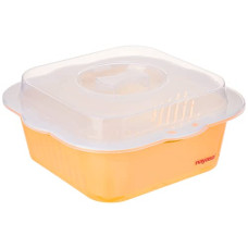 Deals, Discounts & Offers on  - Nayasa Fruit & Vegetable Strainer - Orange, Plastic