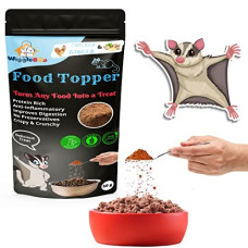 Deals and Offers on - Wiggleboo Chicken & Ginger Sugar Glider Topper - Irresistible Flavor Fusion for a Healthy Pet, The Perfect Snack to Satisfy Your Sugar Glider Craving, A Burst of Chicken & Ginger Flavor (50g) Deals, Discounts & Offers on - Wiggleboo Chicken & Ginger Sugar Glider Topper - Irresistible Flavor Fusion for a Healthy Pet, The Perfect Snack to Satisfy Your Sugar Glider Craving, A Burst of Chicken & Ginger Flavor (50g)