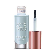 Deals, Discounts & Offers on Beauty Care - Lakm 9 to 5 Primer + Gloss Nail Colour, Blue Scape, 6 ml