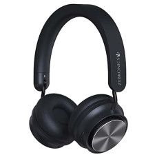 Deals, Discounts & Offers on  - Zebronics Zeb-Bang Pro Bluetooth Wireless On Ear Headphones with Mic V5.0, 30H Backup, Foldable, Call Function, Voice Assistant, Built-in Rechargeable Battery, Type C, 40Mm Driver and Aux (Black)